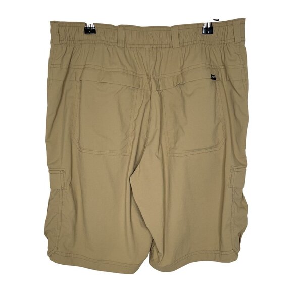 REI Co-op Mens Khaki Cargo Shorts, 34 - Picture 2 of 11
